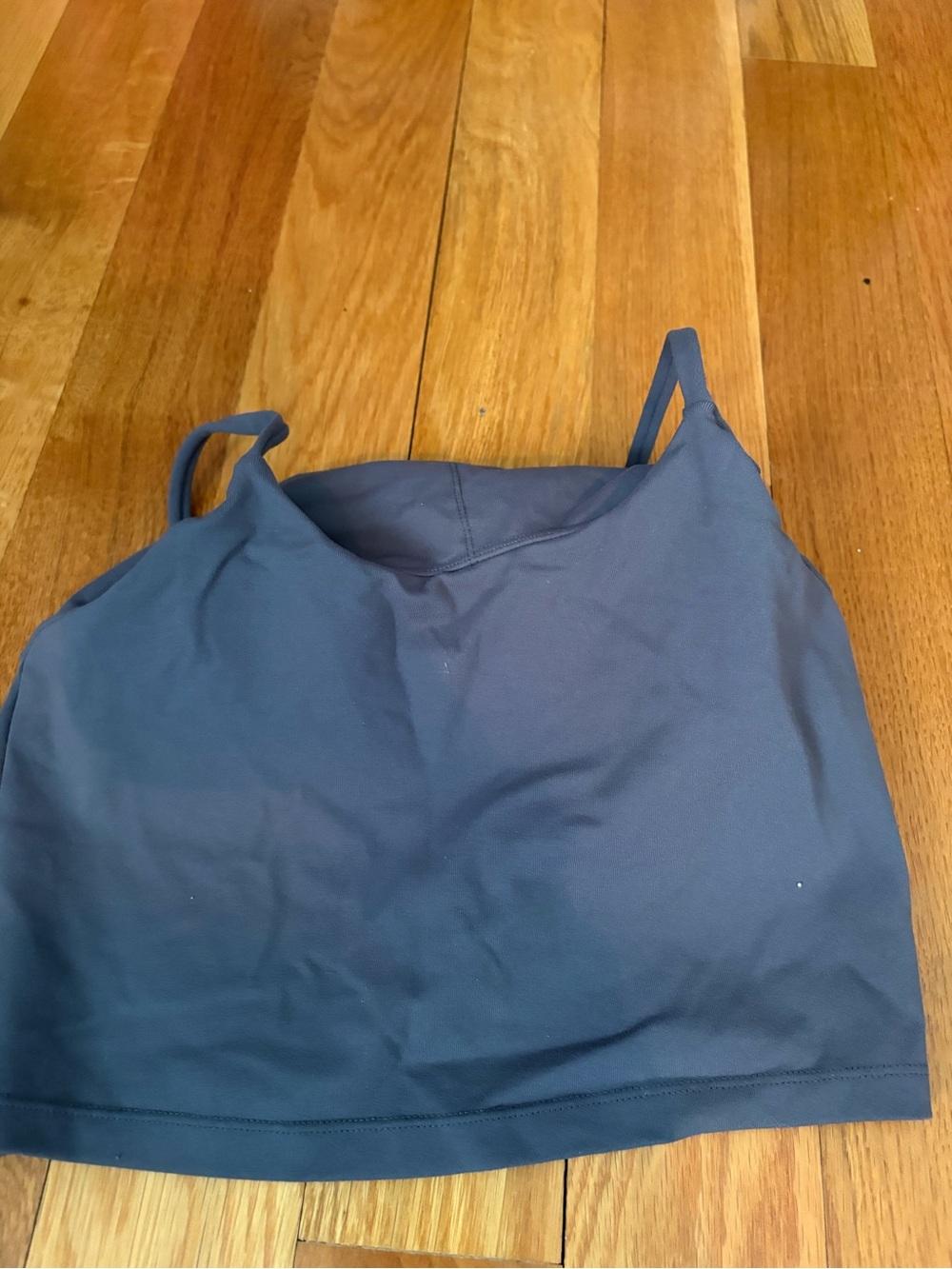 Simple gray Cropped Tank Top